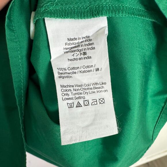 Madewell Straight Hem Button Up Long Sleeve Shirt US Women's XL - Picture 5 of 6